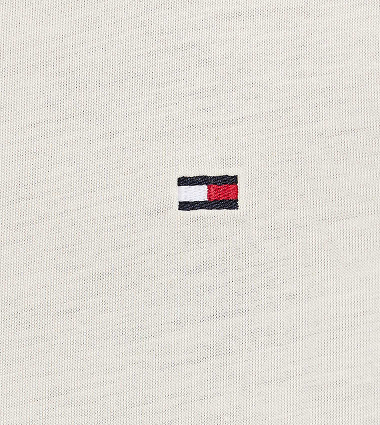 Flag Detail Crew Neck T-Shirt