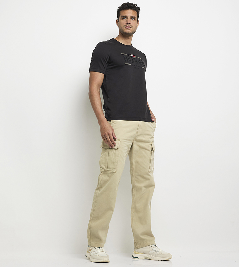 بنطال كارغو بخصر متوسط 