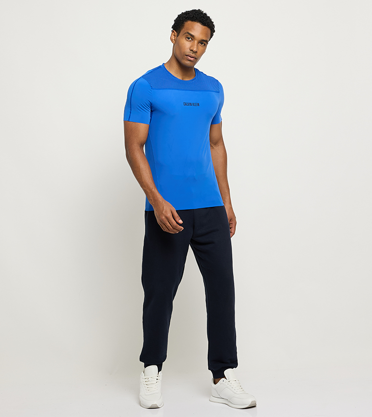 Logo Printed Crew Neck Active T-Shirt