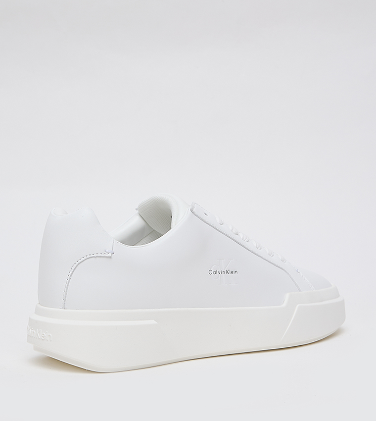 Logo Detail Low Top Platform Sneakers
