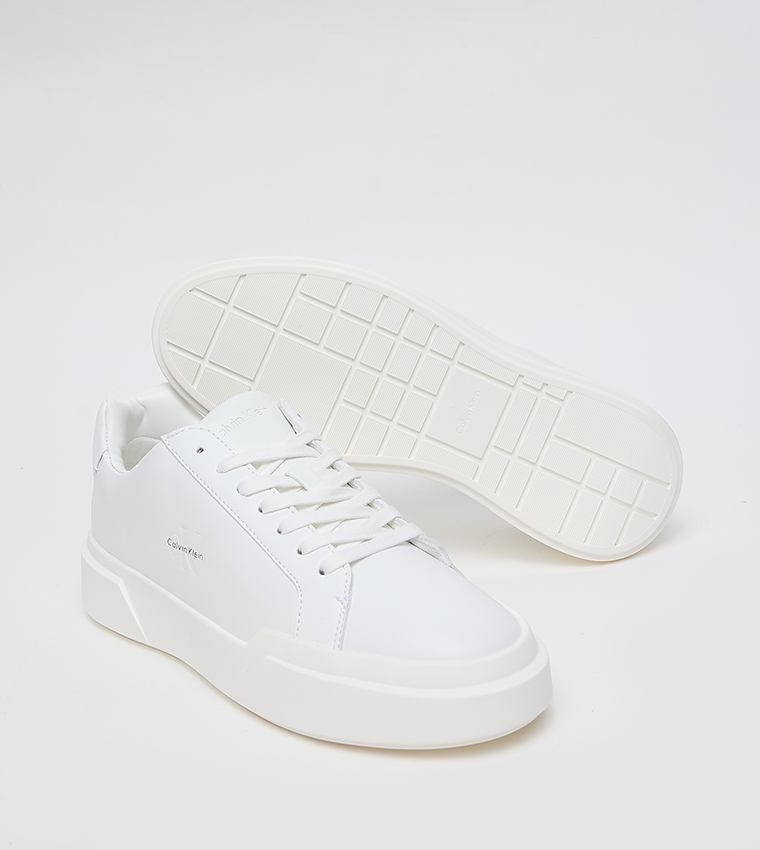 Logo Detail Low Top Platform Sneakers