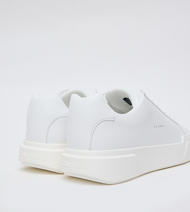Logo Detail Low Top Platform Sneakers