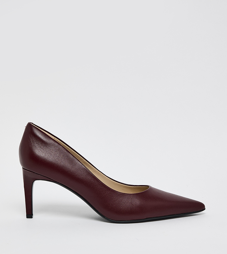 Solid Pointed Toe Heel Pumps