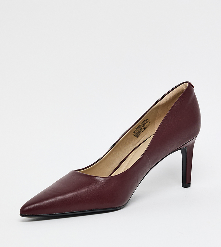 Solid Pointed Toe Heel Pumps