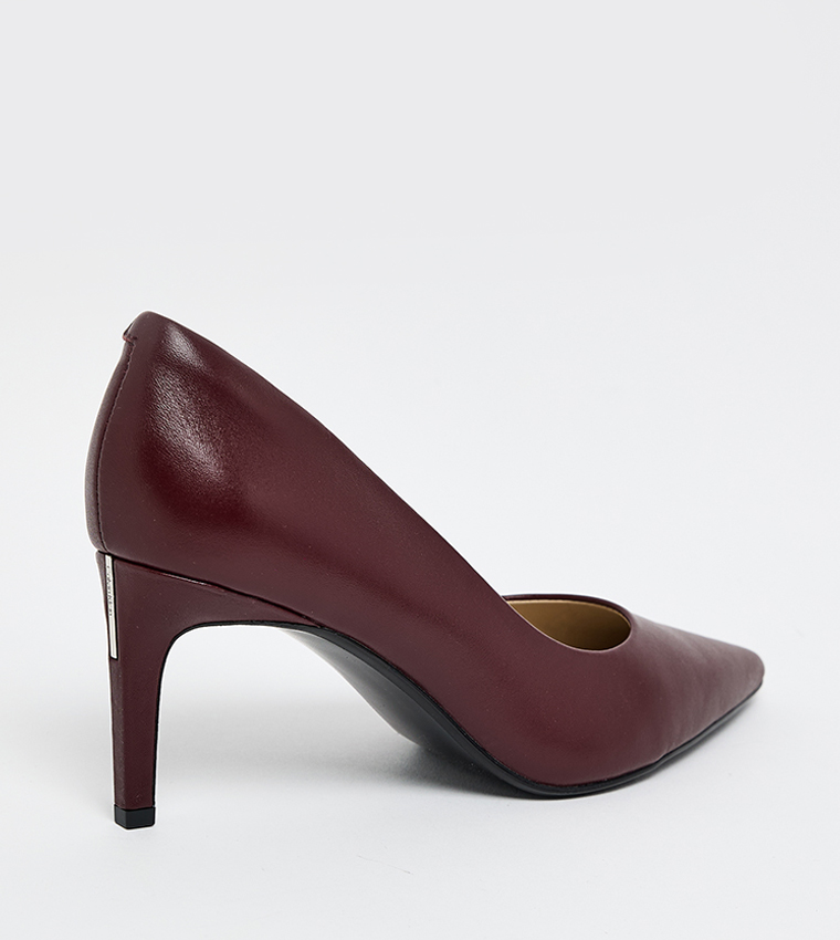 Solid Pointed Toe Heel Pumps