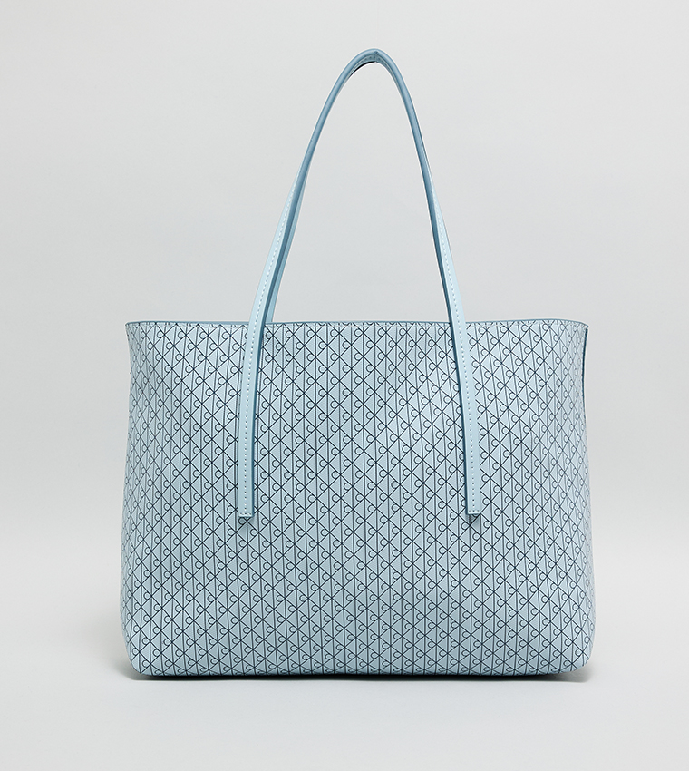 Patterned Tote Bag with Coin Pouch