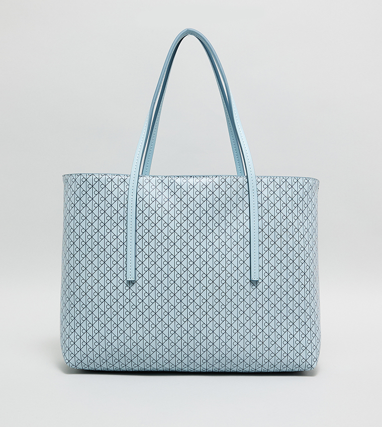 Patterned Tote Bag with Coin Pouch