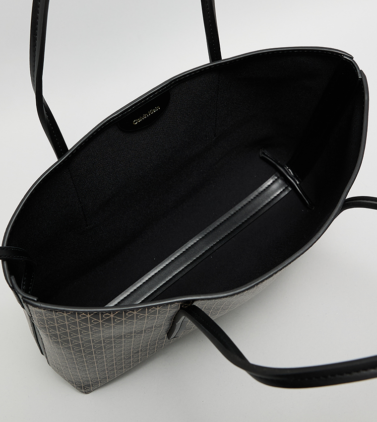 Patterned Tote Bag with Coin Pouch