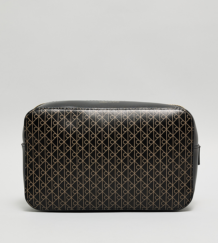 Patterned Elongated Toiletry Bag