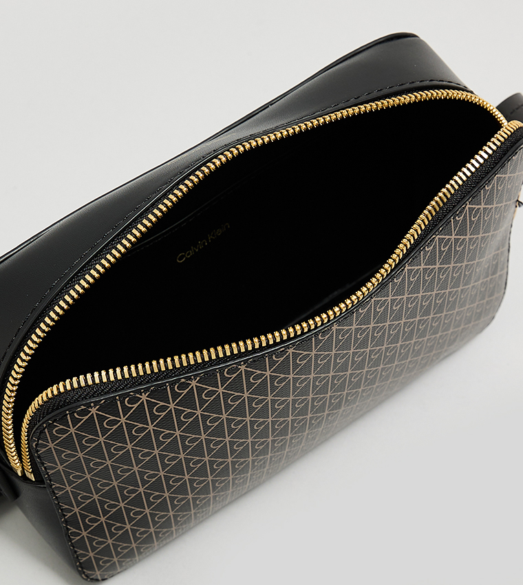 Patterned Elongated Toiletry Bag