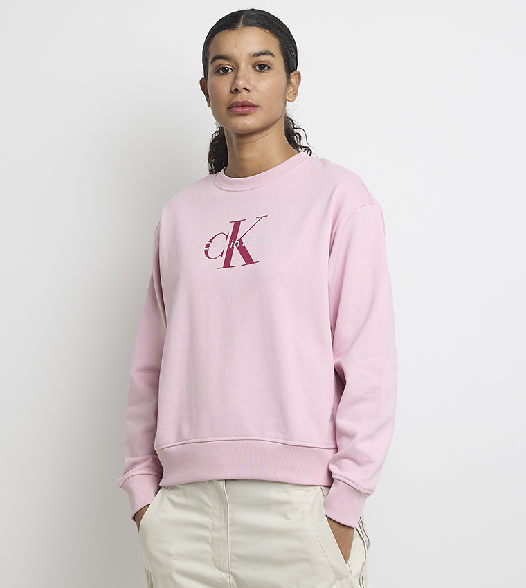 Logo Printed Crew Neck Sweatshirt