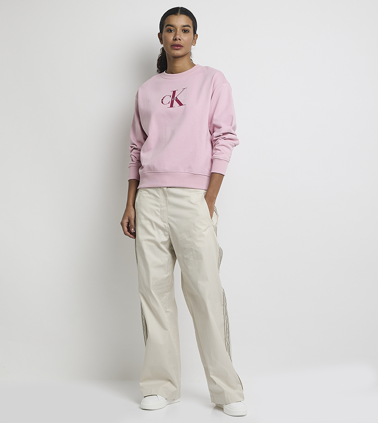 Logo Printed Crew Neck Sweatshirt