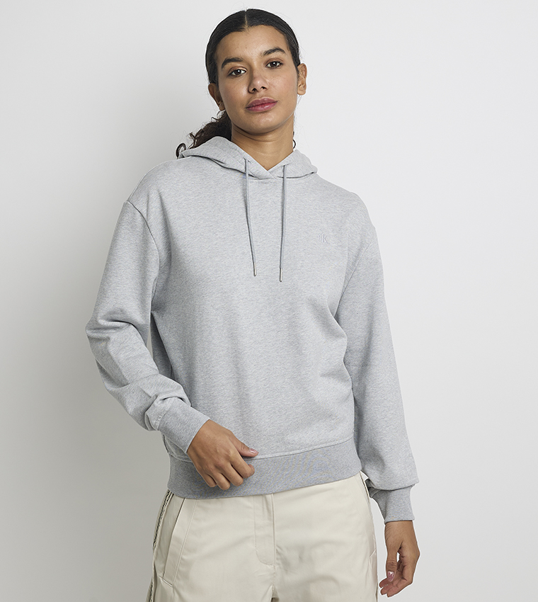 Logo Embroidered Long Sleeves Hoodie