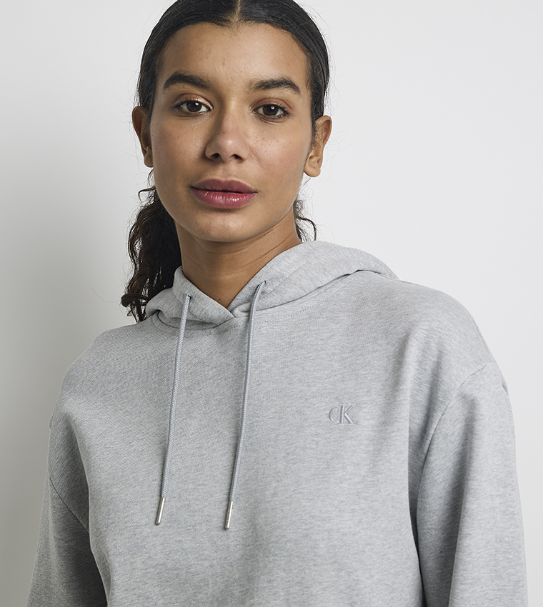 Logo Embroidered Long Sleeves Hoodie