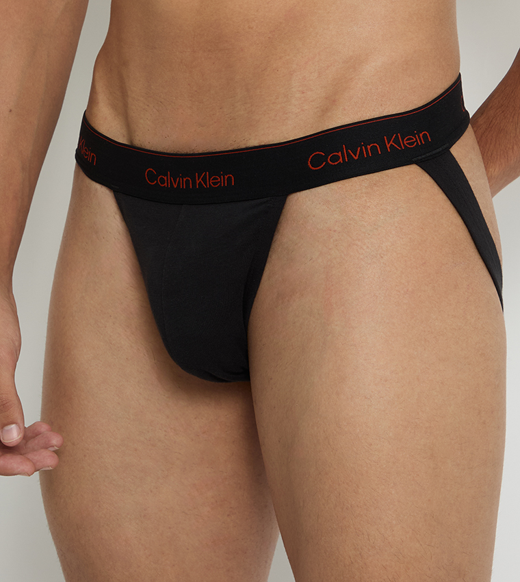 Pack of 3 Logo Waistband Jockstrap Briefs