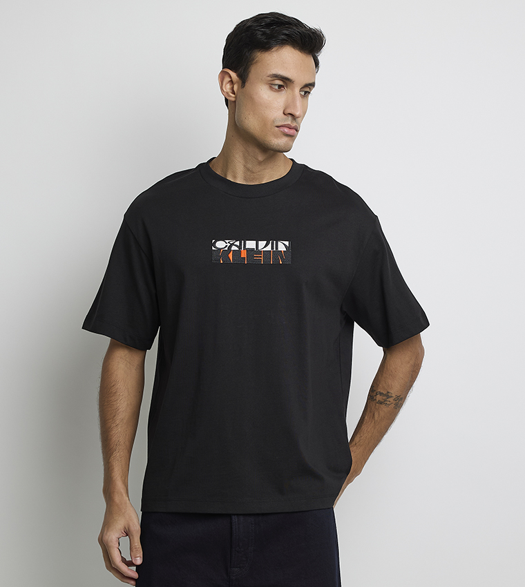 Logo Embroidered Casual T-Shirt