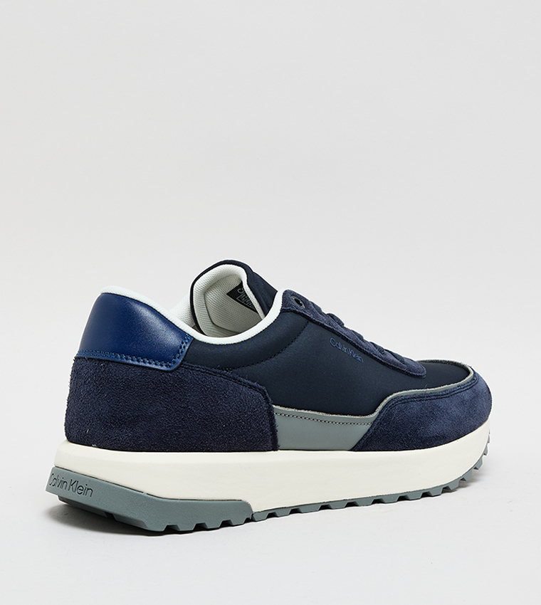 Logo Detail Lace-Up Runner Sneakers