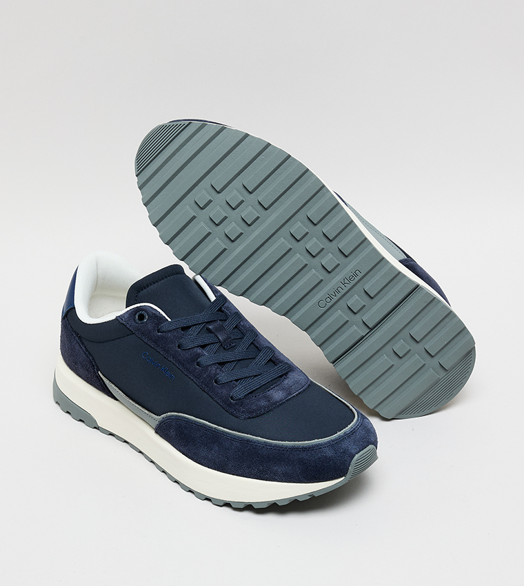 Logo Detail Lace-Up Runner Sneakers