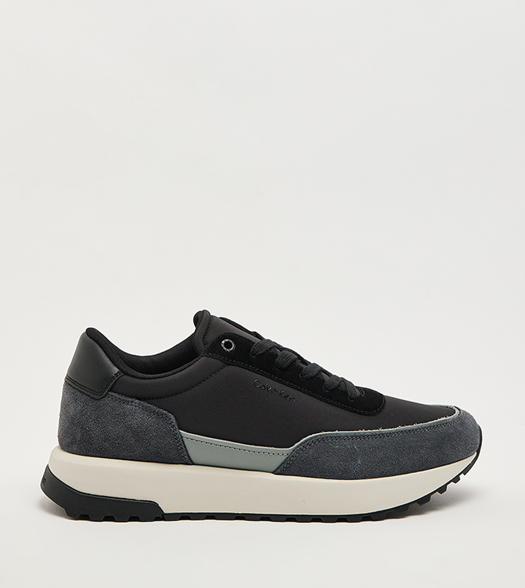 Chunky Cupsole Lace-Up Sneakers