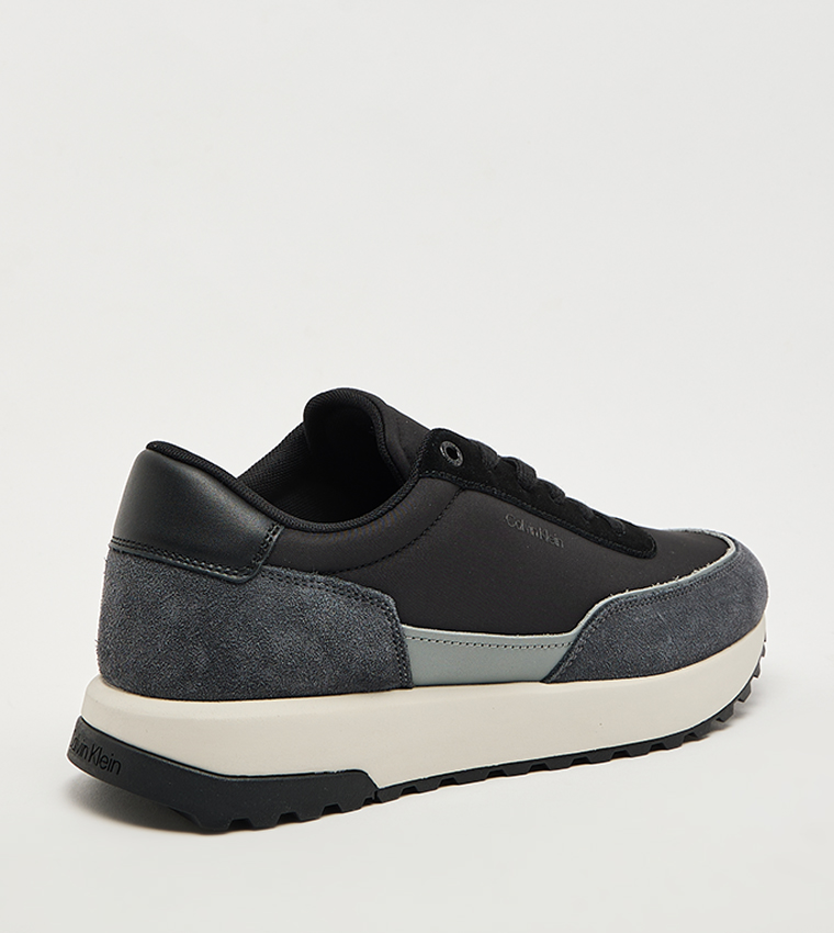 Chunky Cupsole Lace-Up Sneakers