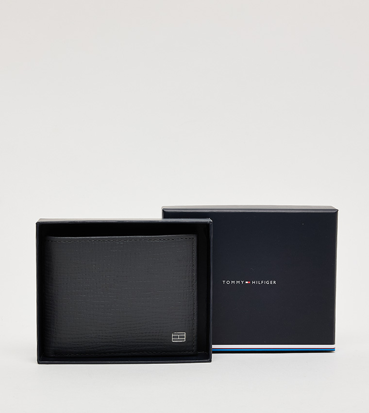 Textured Bi-Fold Wallet