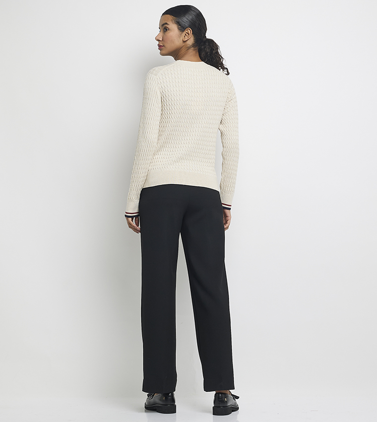 Cable Knit Long Sleeves Sweater