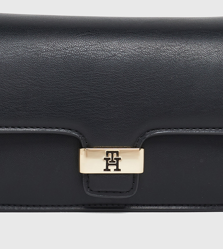 HERITAGE Logo Detail Flap Clutch