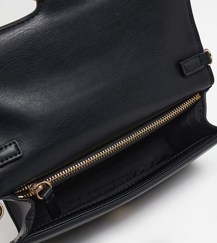 HERITAGE Logo Detail Flap Clutch