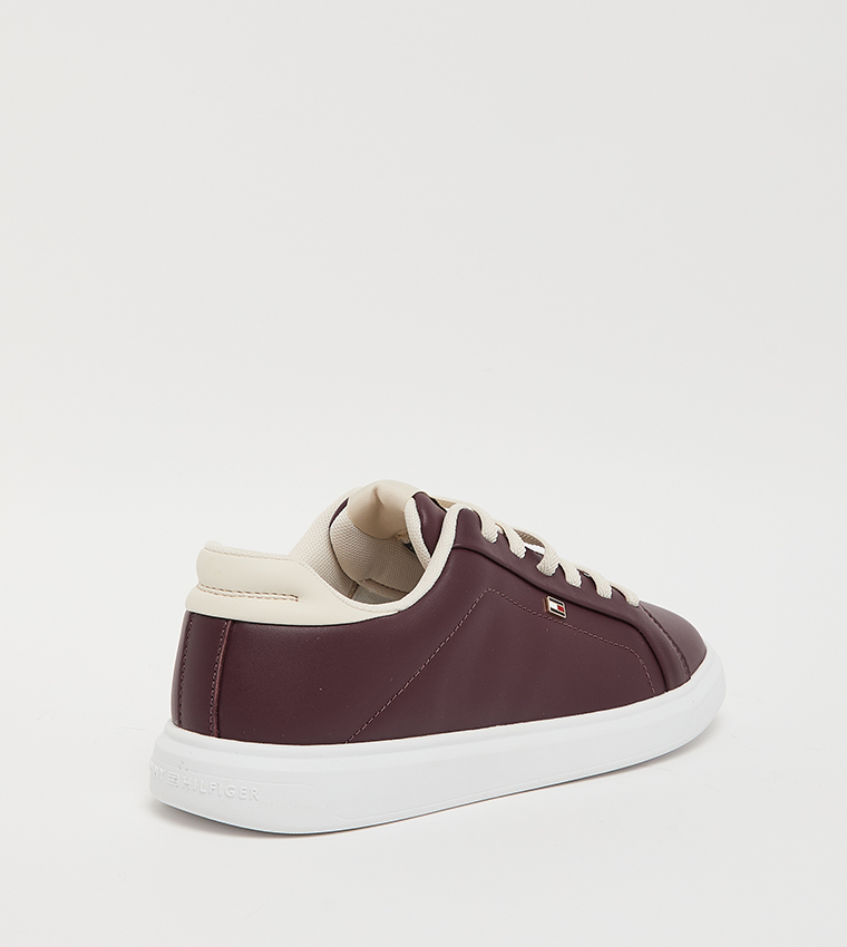 ICON Textured Low Top Sneakers