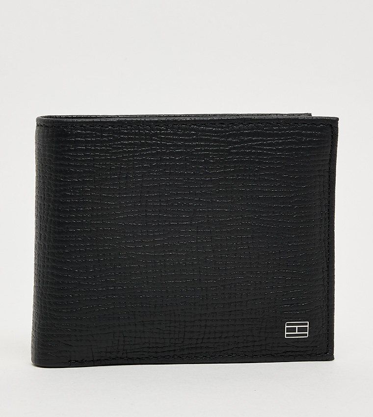 Textured Bi-Fold Wallet