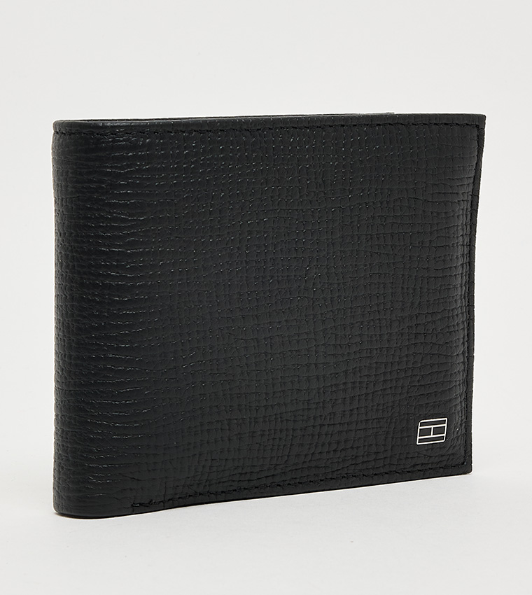 Textured Bi-Fold Wallet