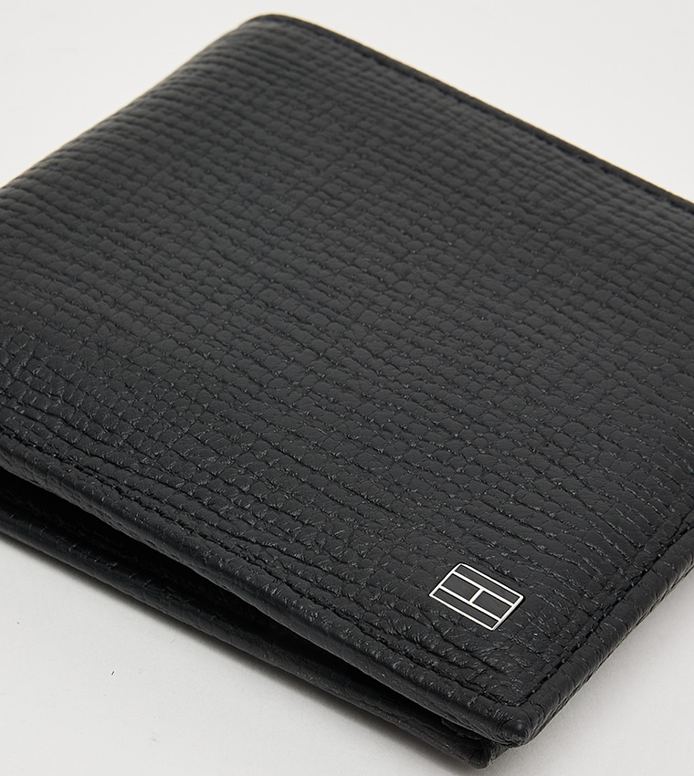 Textured Bi-Fold Wallet