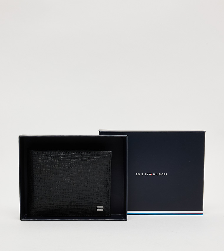 Textured Bi-Fold Wallet