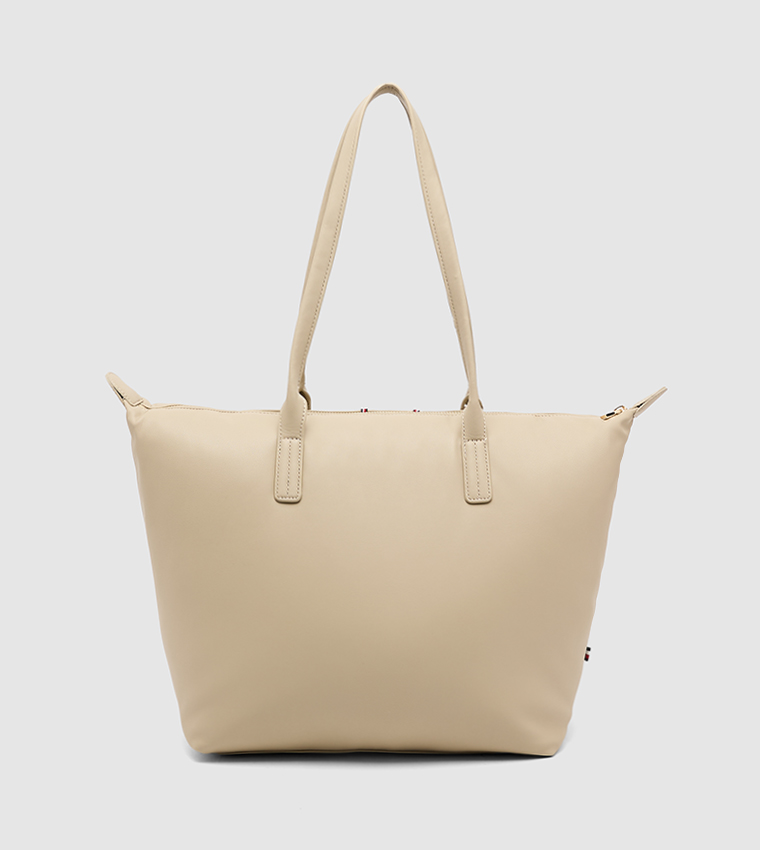 Monogram Detail Tote Bag