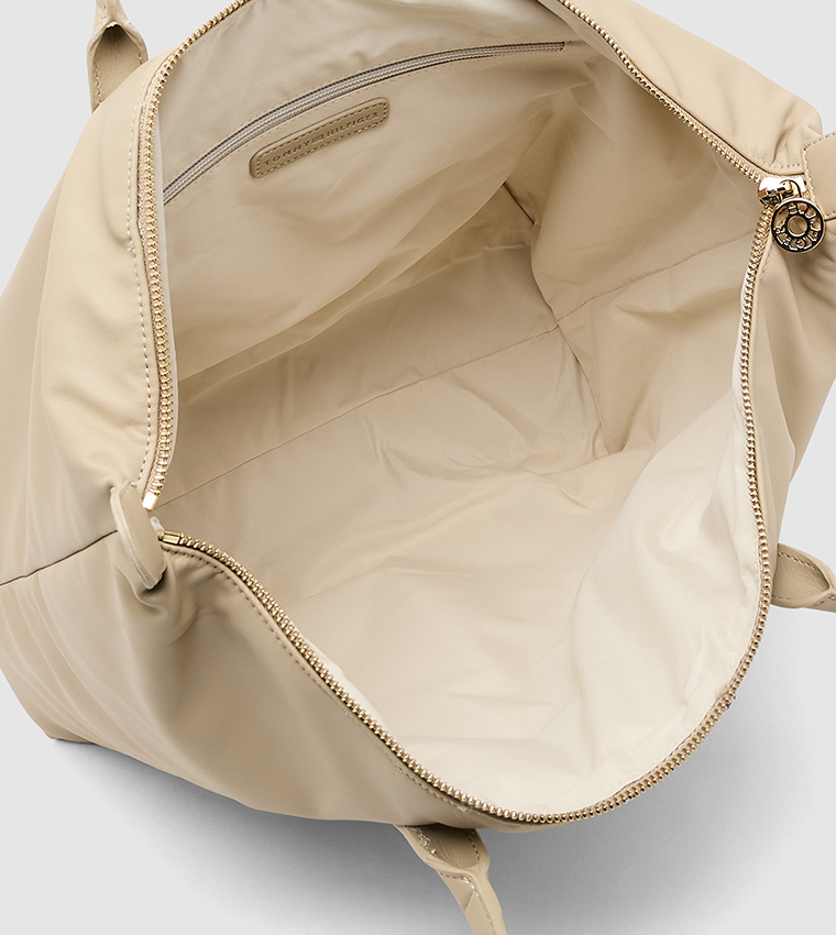 Monogram Detail Tote Bag