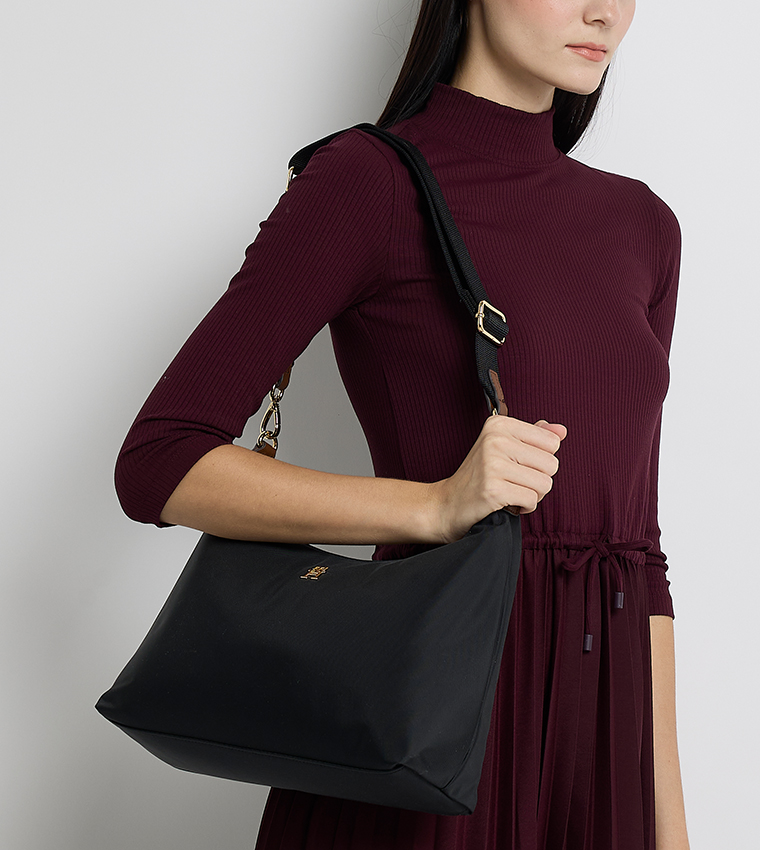 Logo Detail Popette Shoulder Bag