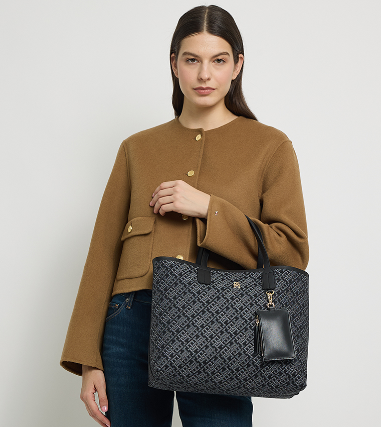 ICON Monogram Patterned Satchel Bag