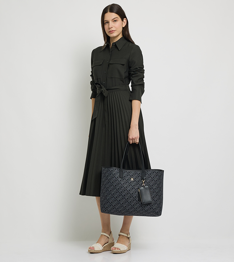 ICON Monogram Patterned Satchel Bag