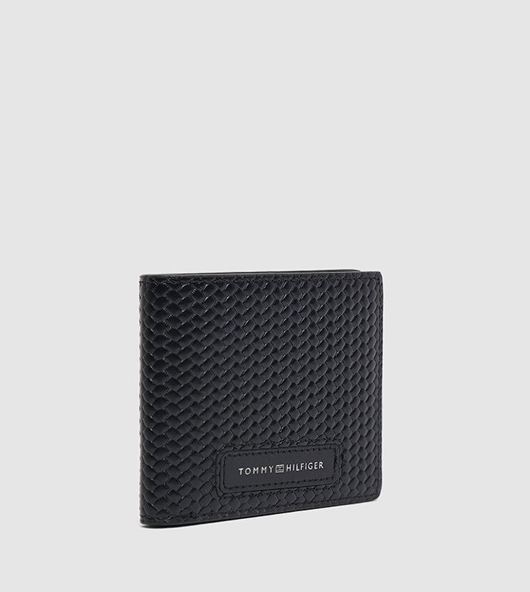 Textured Bi-Fold Wallet