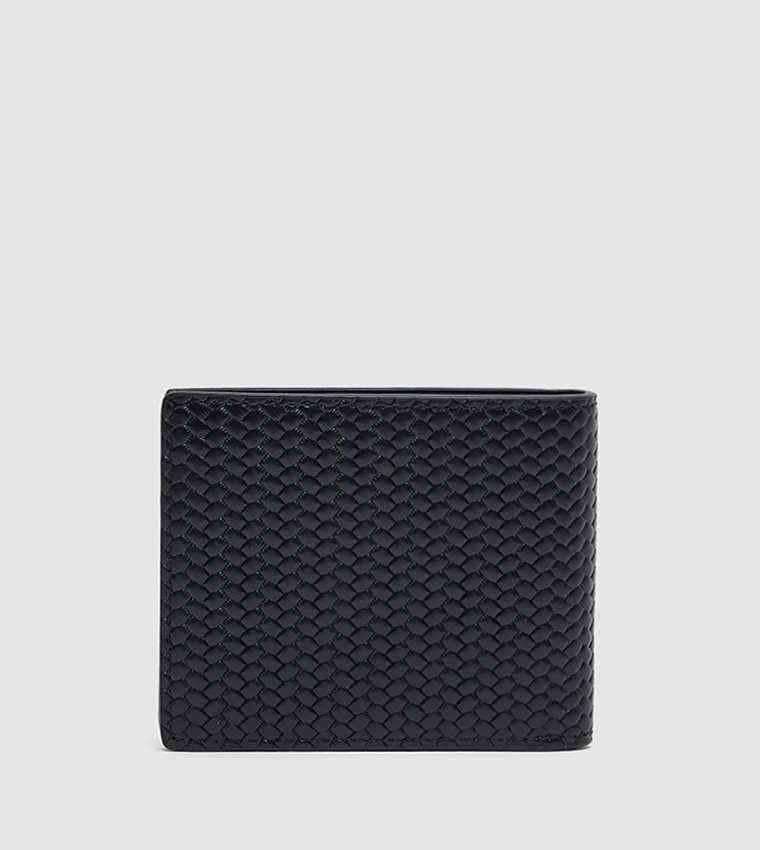 Textured Bi-Fold Wallet
