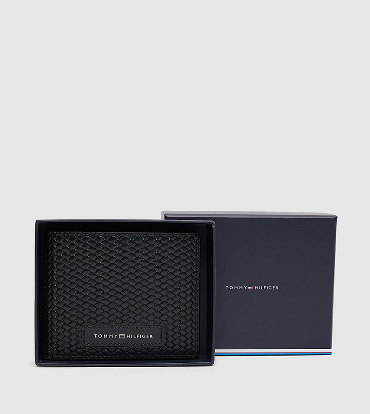 Textured Bi-Fold Wallet