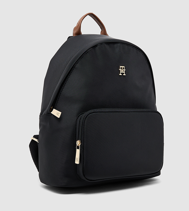 Monogram Detail Zip Around Backpack