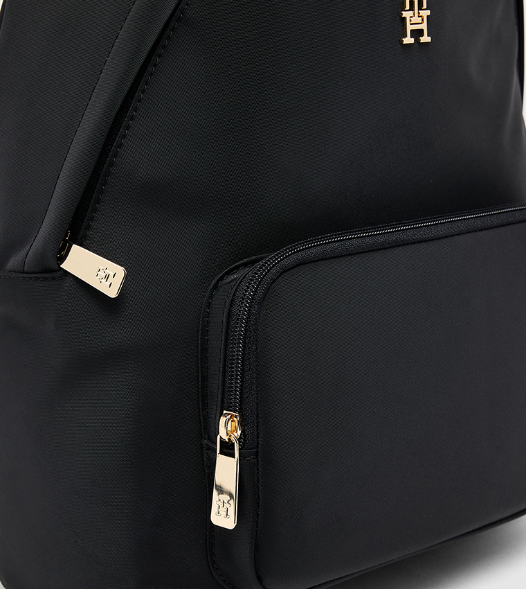 Monogram Detail Zip Around Backpack