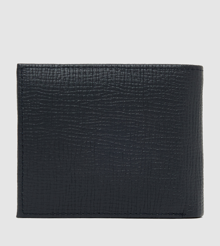 Textured Bi-Fold Wallet