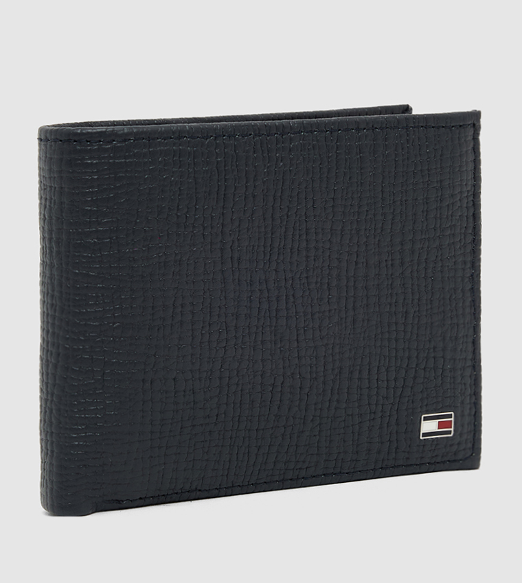 Textured Bi-Fold Wallet