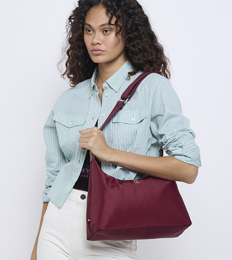 POPETTE Logo Detail Shoulder Bag