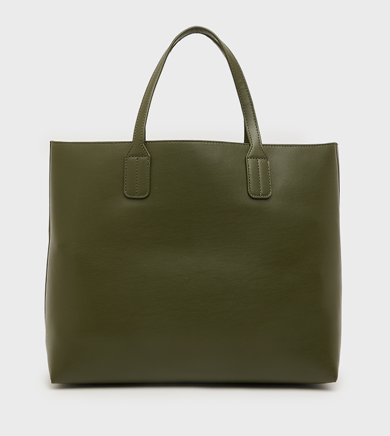 ICON Logo Detail Satchel Bag