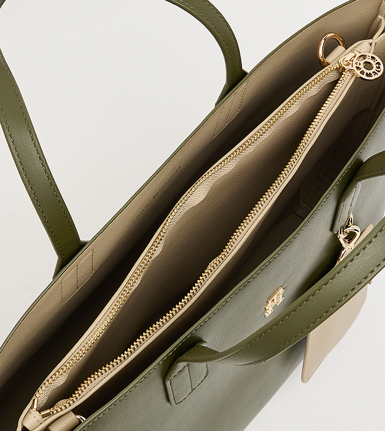 ICON Logo Detail Satchel Bag