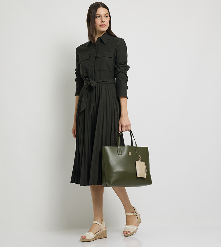 ICON Logo Detail Satchel Bag