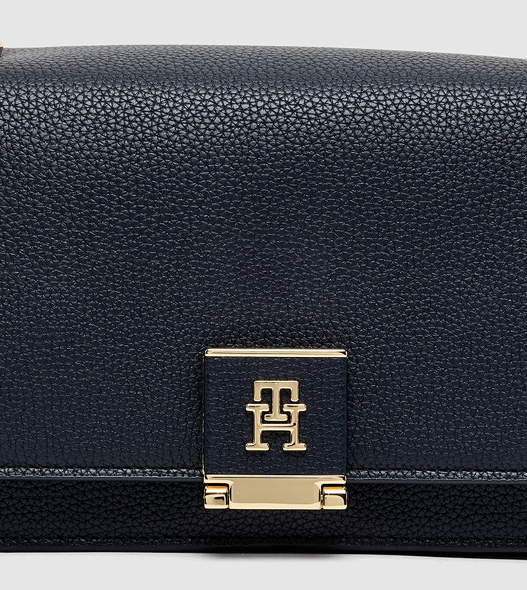 Logo Detail Flap Crossbody Bag